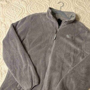 North Face Fuzzy Fleece, Full Zip Womens XL